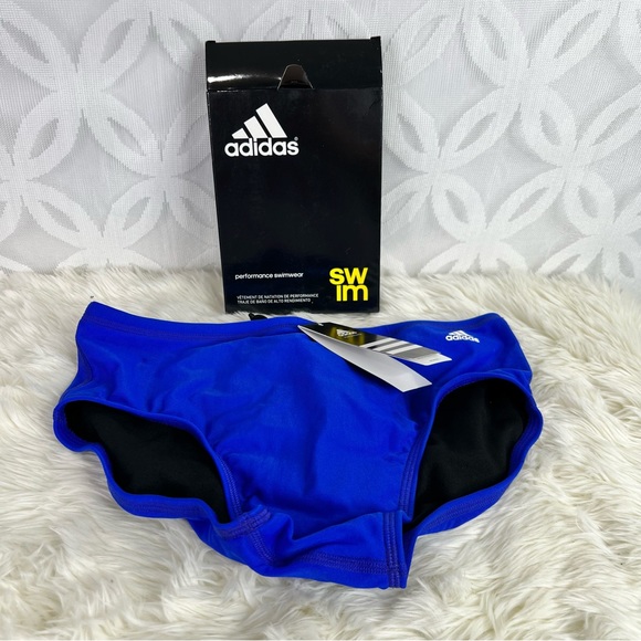 adidas Swim Adidas Infinitex Royal Blue Waterpolo Brief Swimsuit